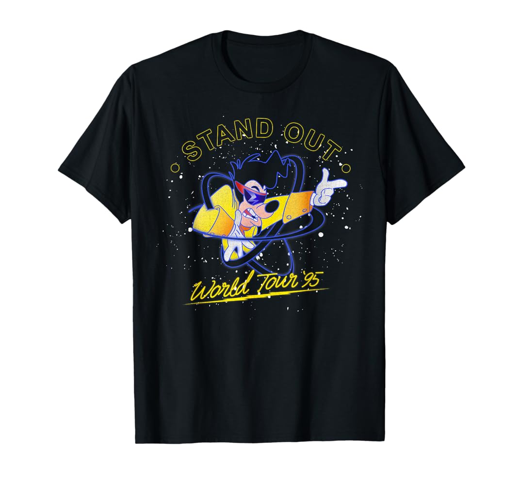 美品　希少　USA購入 Disney グーフィー POWERLINE Tシャツ Disney - ＊ディズニー＊パワーライン＊グーフィー＊半袖Tシャツ